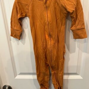 Goumi Rust Orange/Sienna Color Convertible Footie